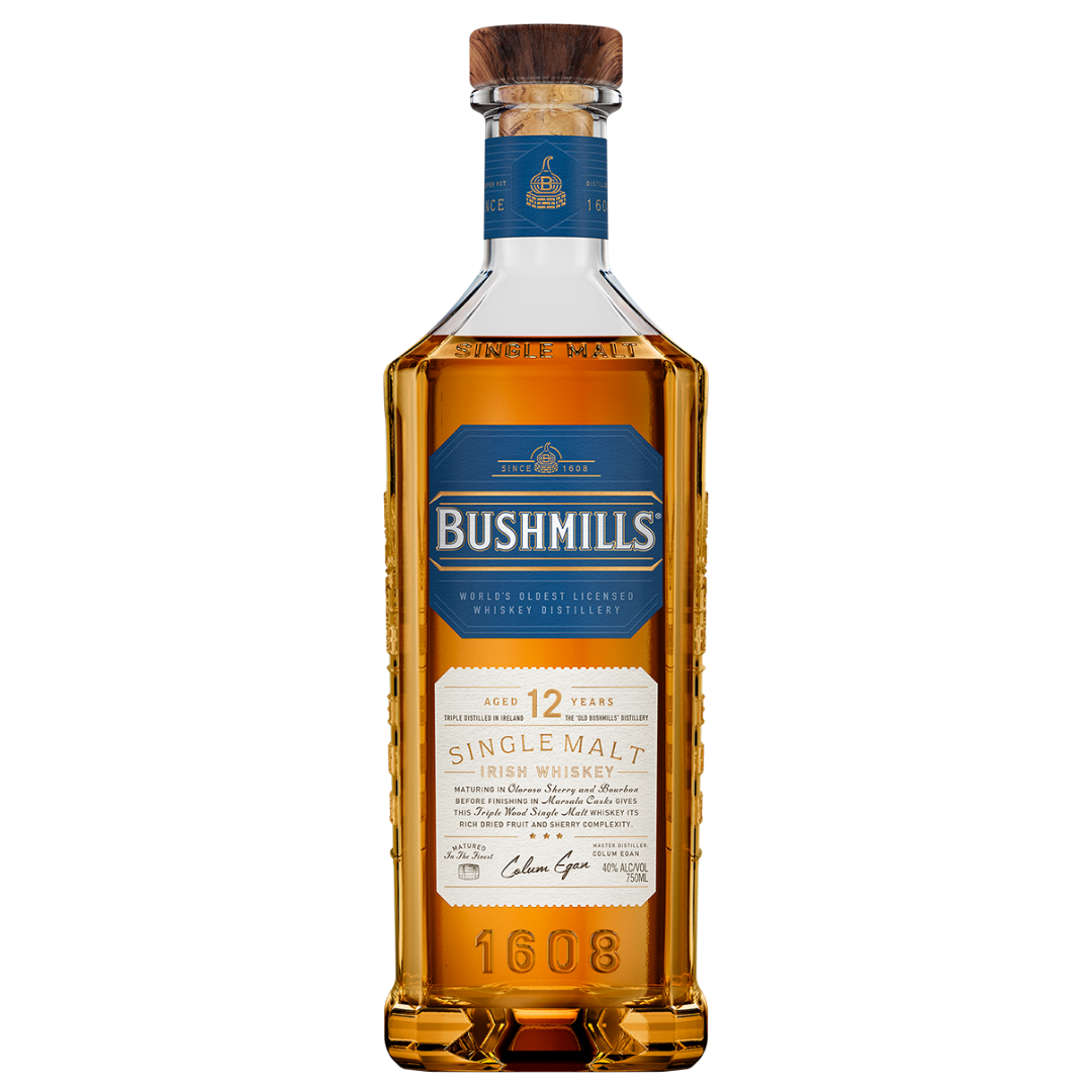 Bushmills 12YO Single Malt Irish Whiskey (75cl)