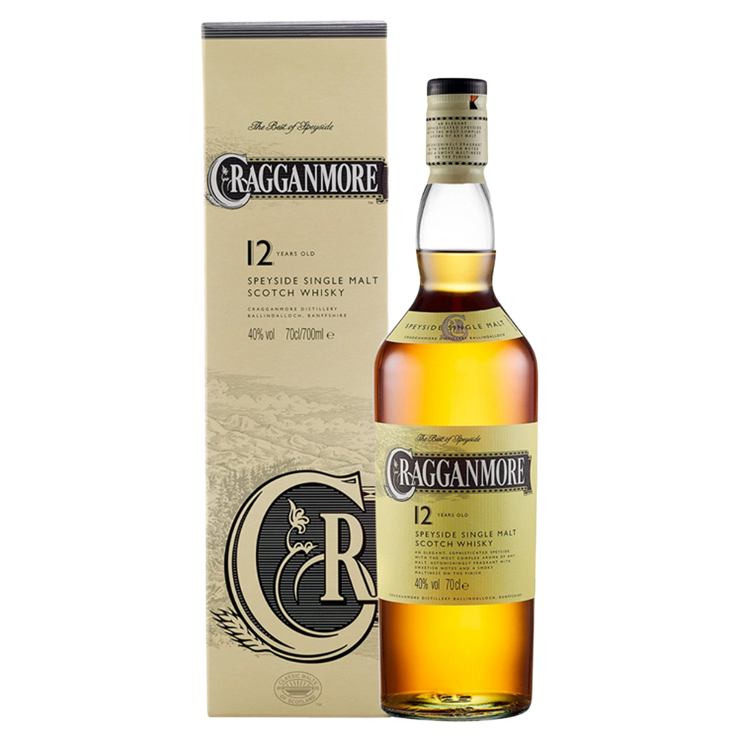 Cragganmore 12YO Speyside Single Malt Scotch Whisky (70cl)