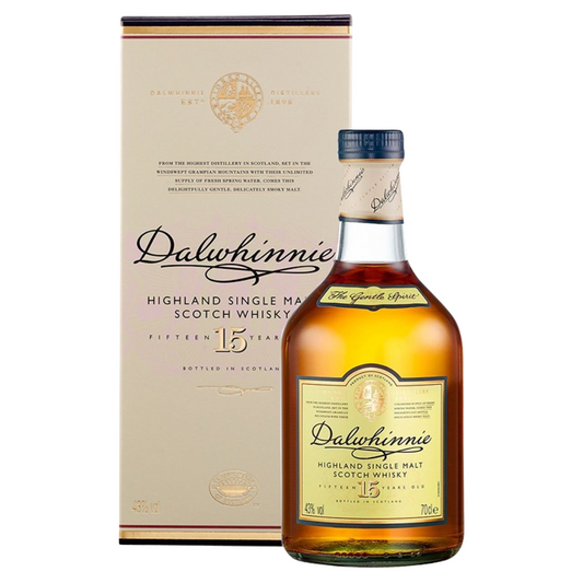 Dalwhinnie 15YO Highland Single Malt Scotch Whisky (70cl)