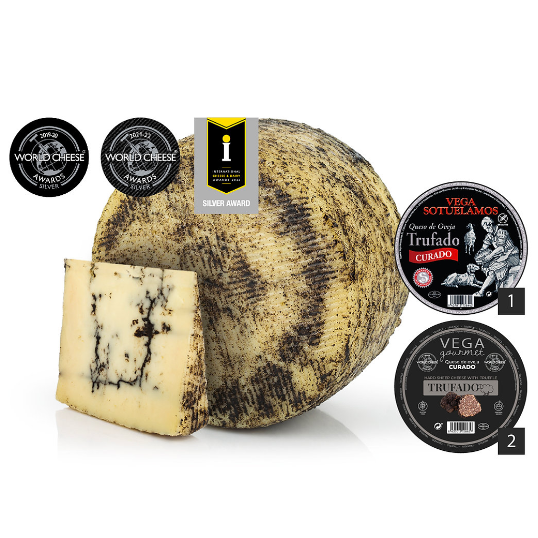 Vega Gourmet Queso de Oveja Curado Trufado (3kg Wheel x 2pcs)
