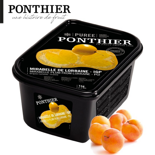 Ponthier Frozen Mirabelle Plum from Lorraine (PGI) Puree