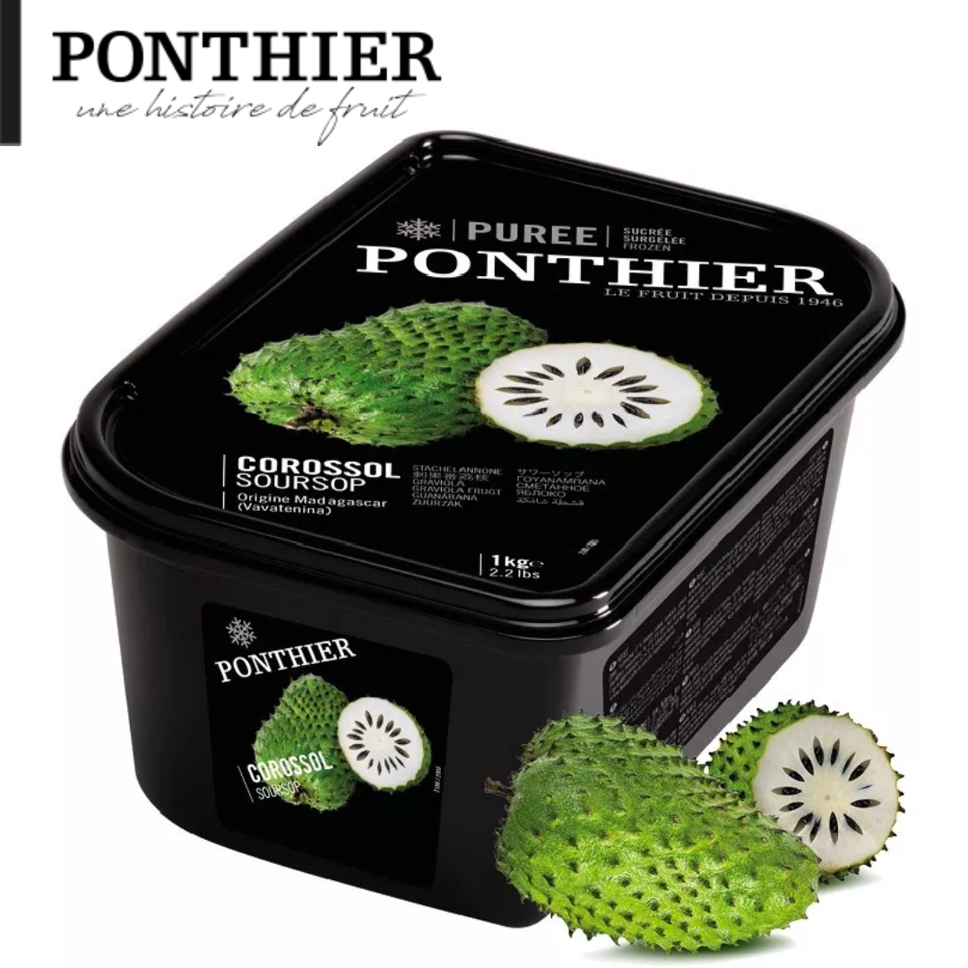 Ponthier Frozen Soursop Puree