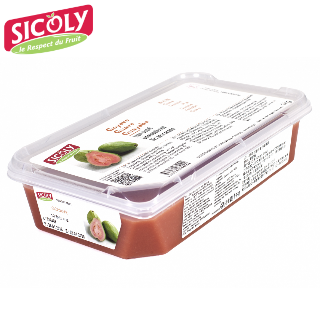 Sicoly Frozen Guava Puree 1kg