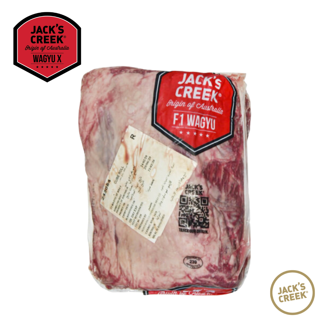 Jack's Creek Wagyu X Cube Roll Slab MB5 (2.8kg-4kg)