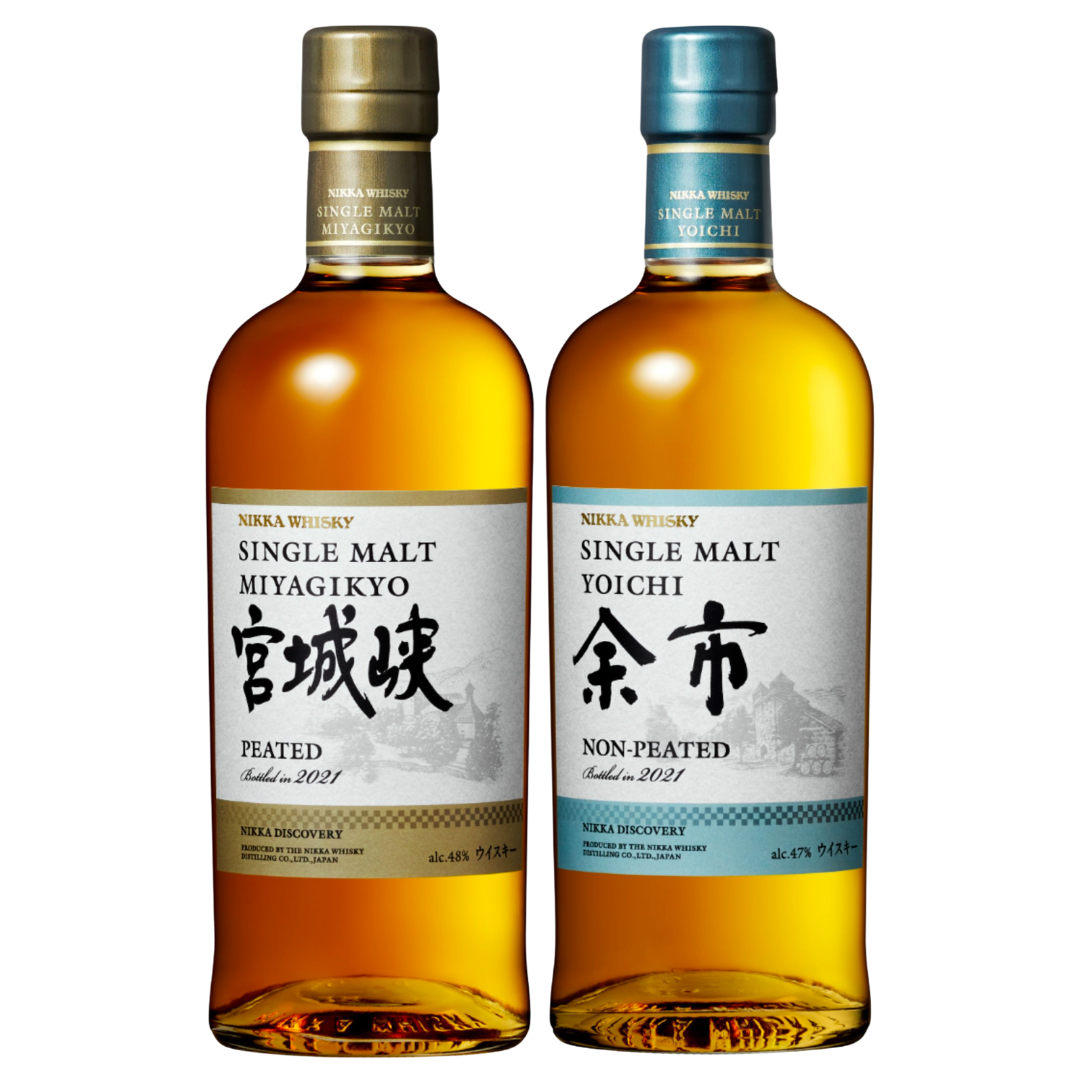 Nikka Yoichi Non-Peated and Nikka Miyagikyo Peated Single Malt Nikka Yoichi Non-Peated and Nikka Miyagikyo Peated Single Malt