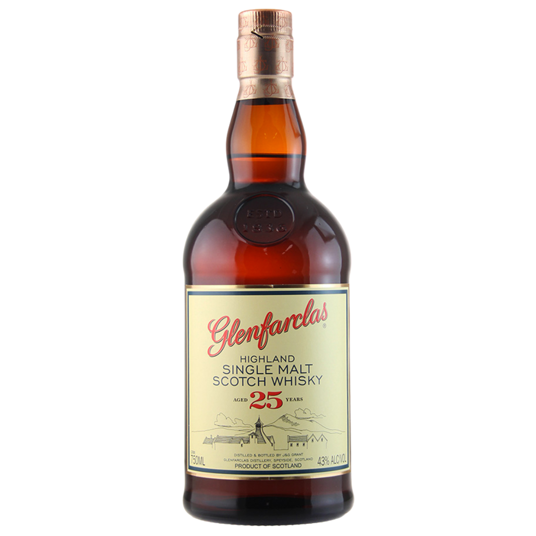 Glenfarclas 25YO Highland Single Malt Scotch Whisky (70cl)