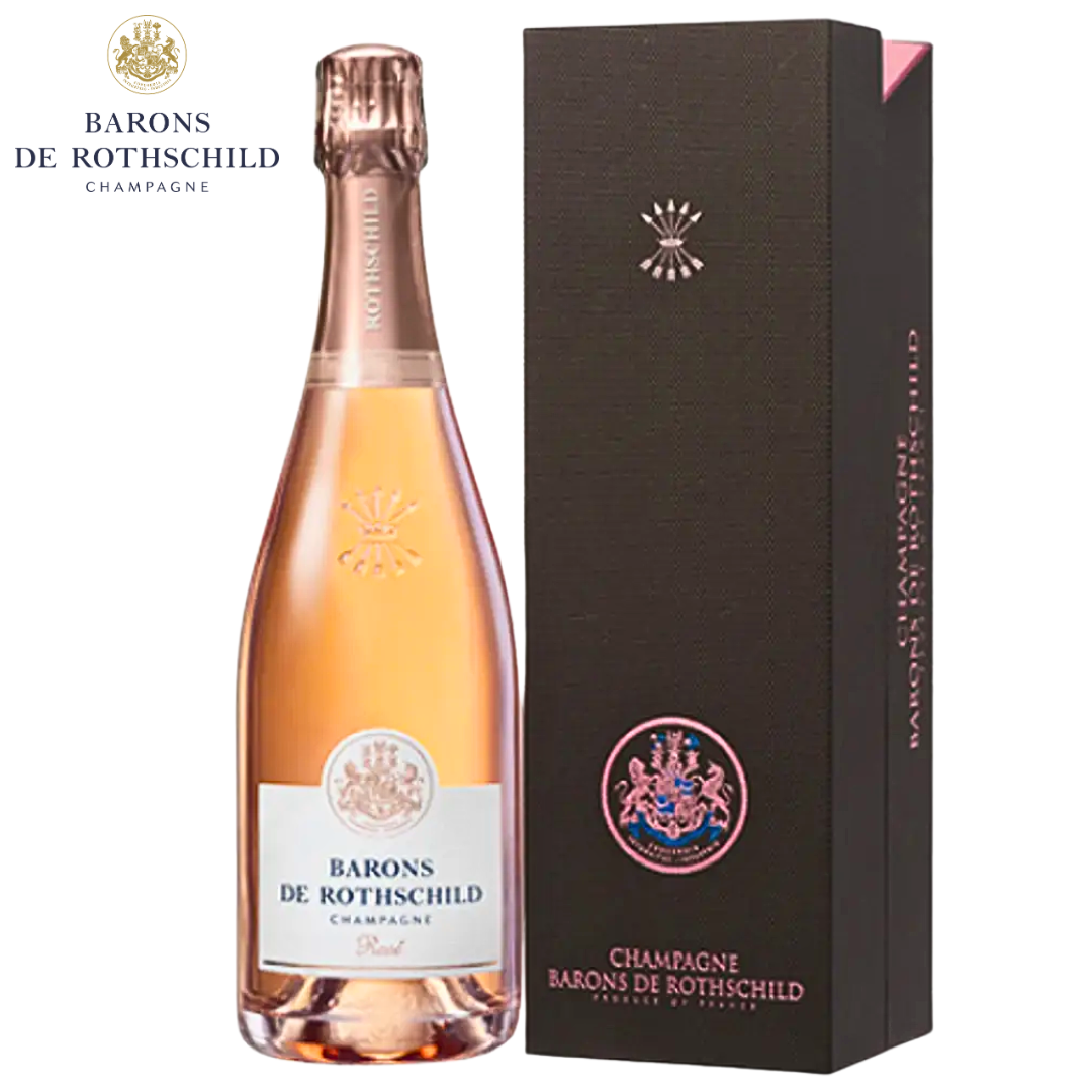 Barons de Rothschild Champagne Rosé 1.5L bottle with Coffret Premium