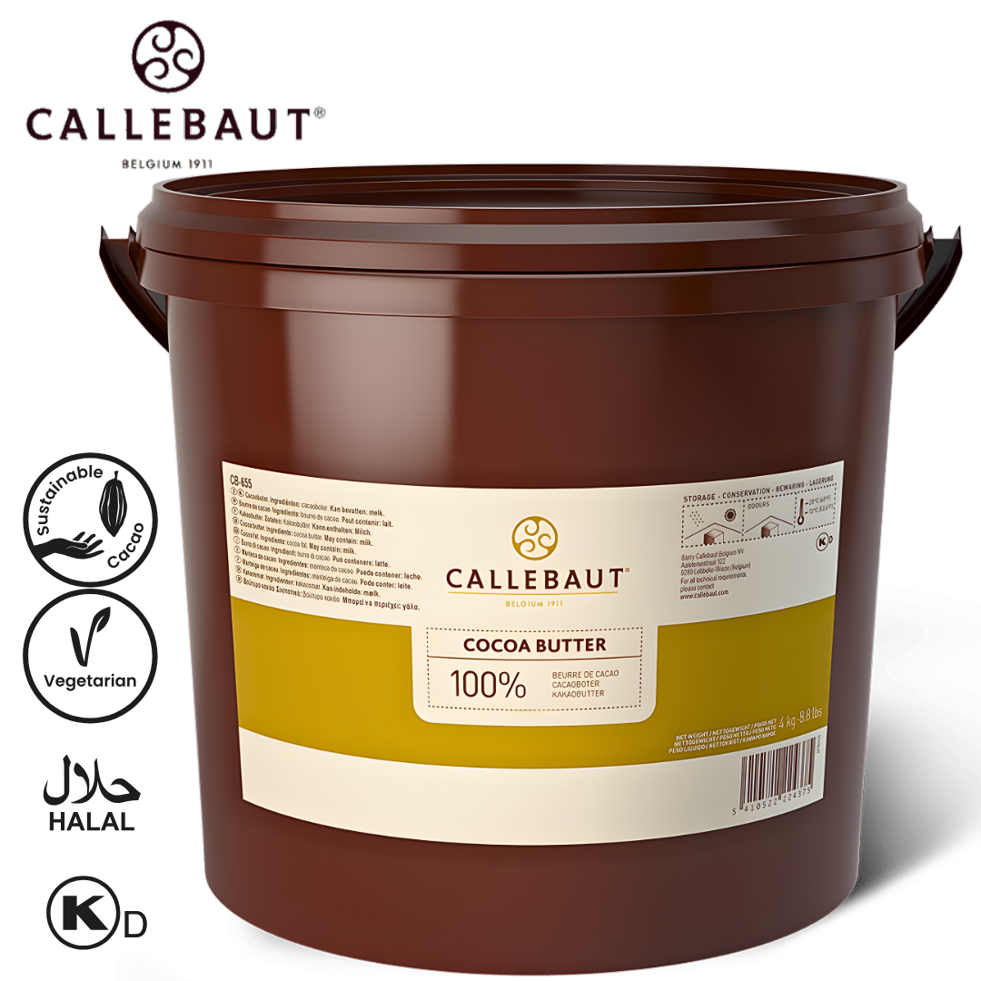 Callebaut cocoa butter 100% pure chocolate tempering ingredient