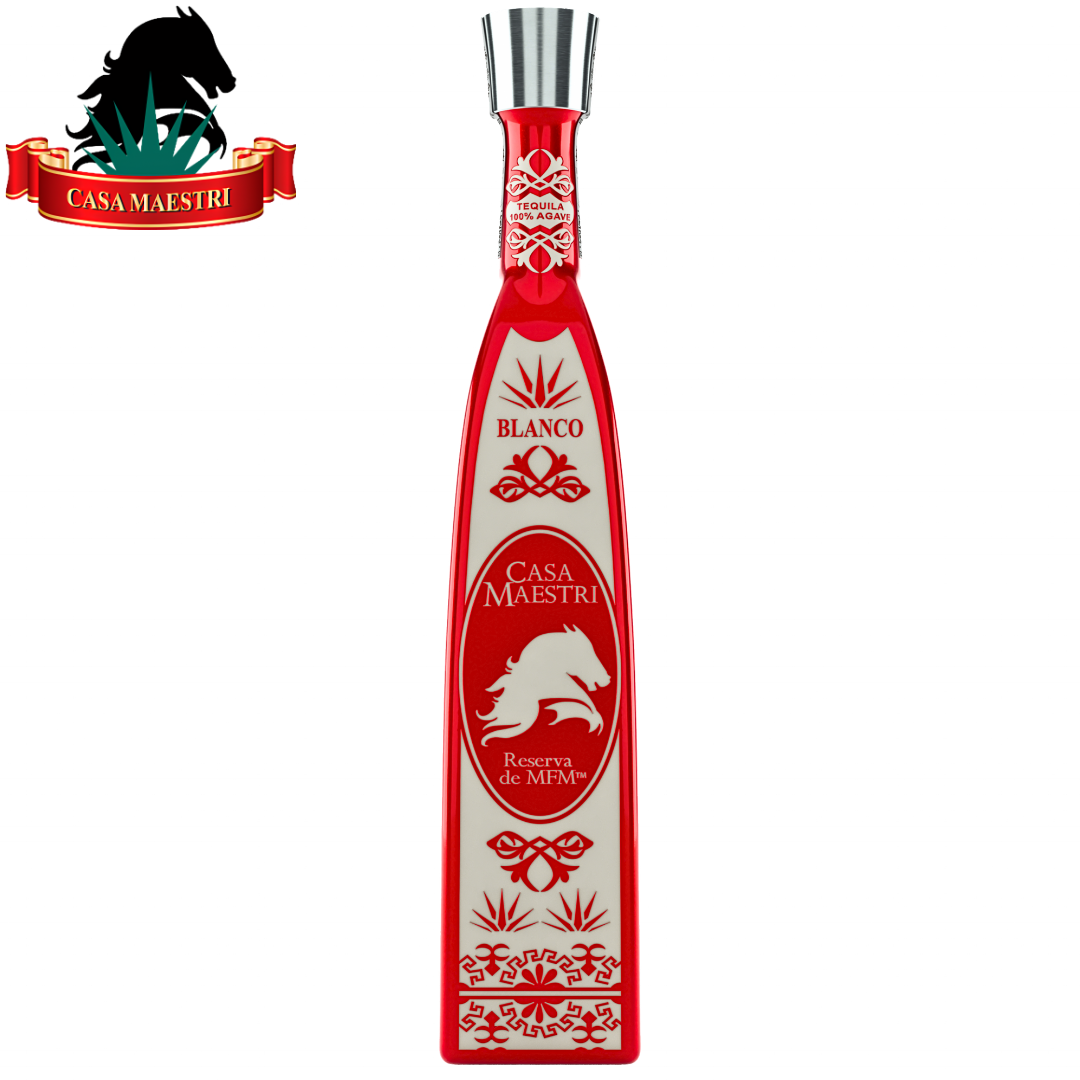 Casa Maestri Reserva MFM Blanco Tequila Ceramic Bottle 750ml