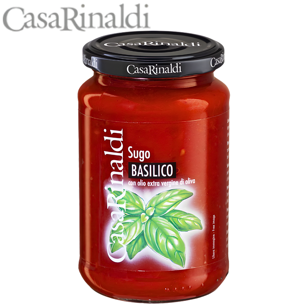 Casa Rinaldi Basilico tomato sauce 350g Italian pasta sauce