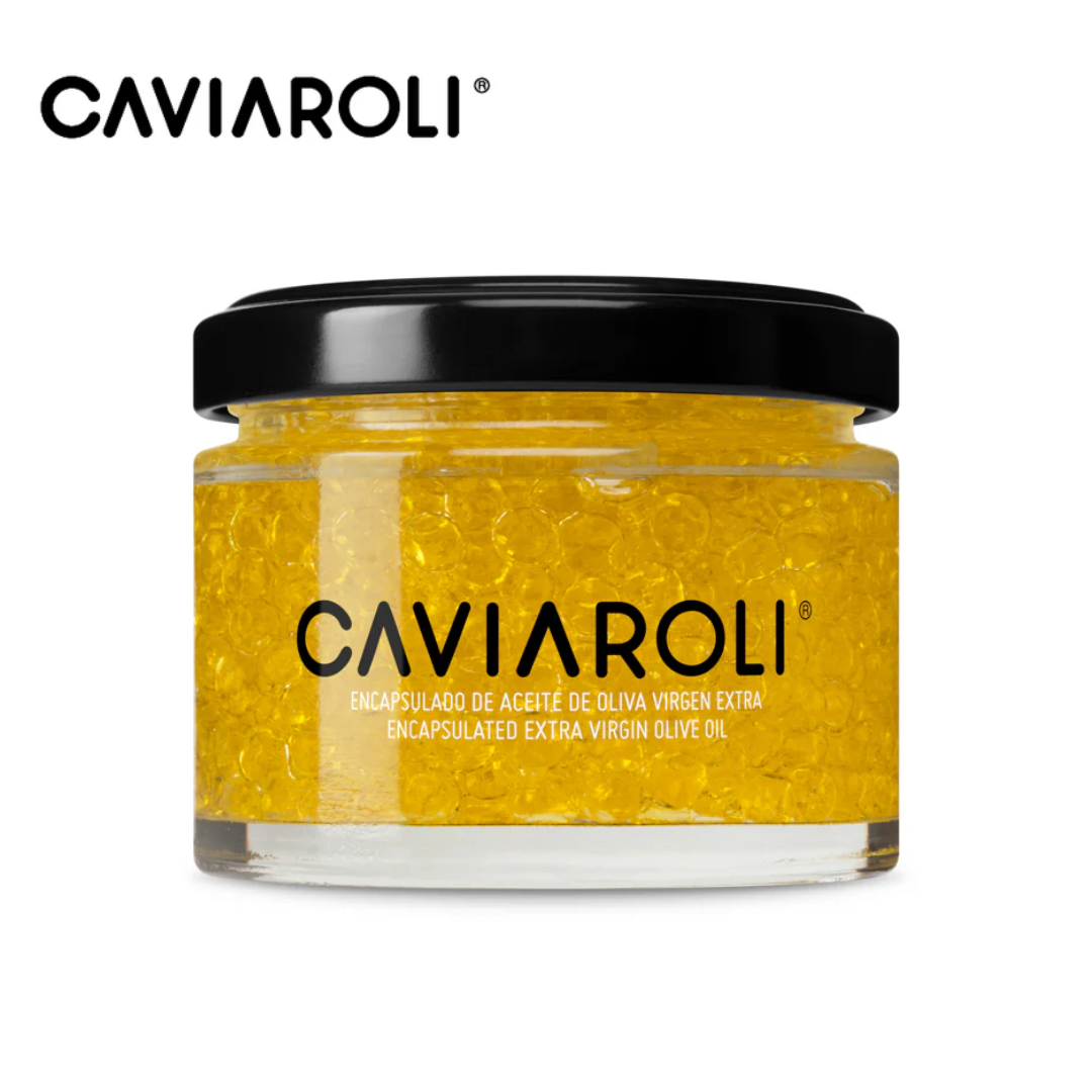 Caviaroli Arbequina Encapsulated Extra Virgin Olive Oil (Pearls) 50g