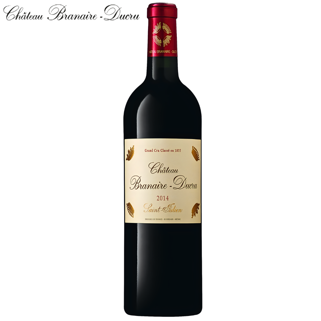 Château Branaire-Ducru 2014 Saint-Julien Bordeaux Fourth Growth Grand Cru Classé red wine 750ml bottle