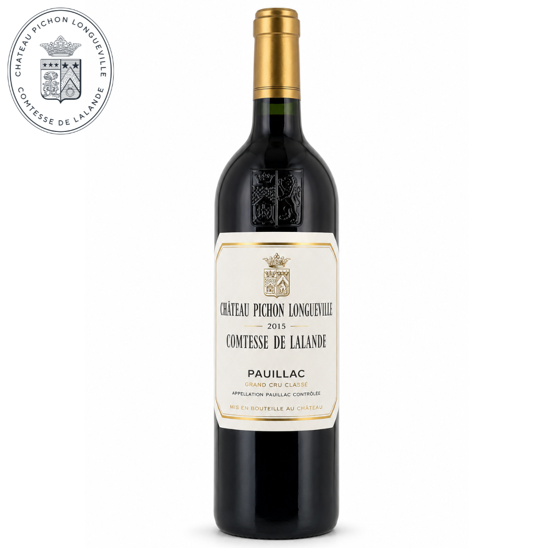 Château Pichon Longueville Comtesse de Lalande 2015 Second Growth Pauillac red wine bottle