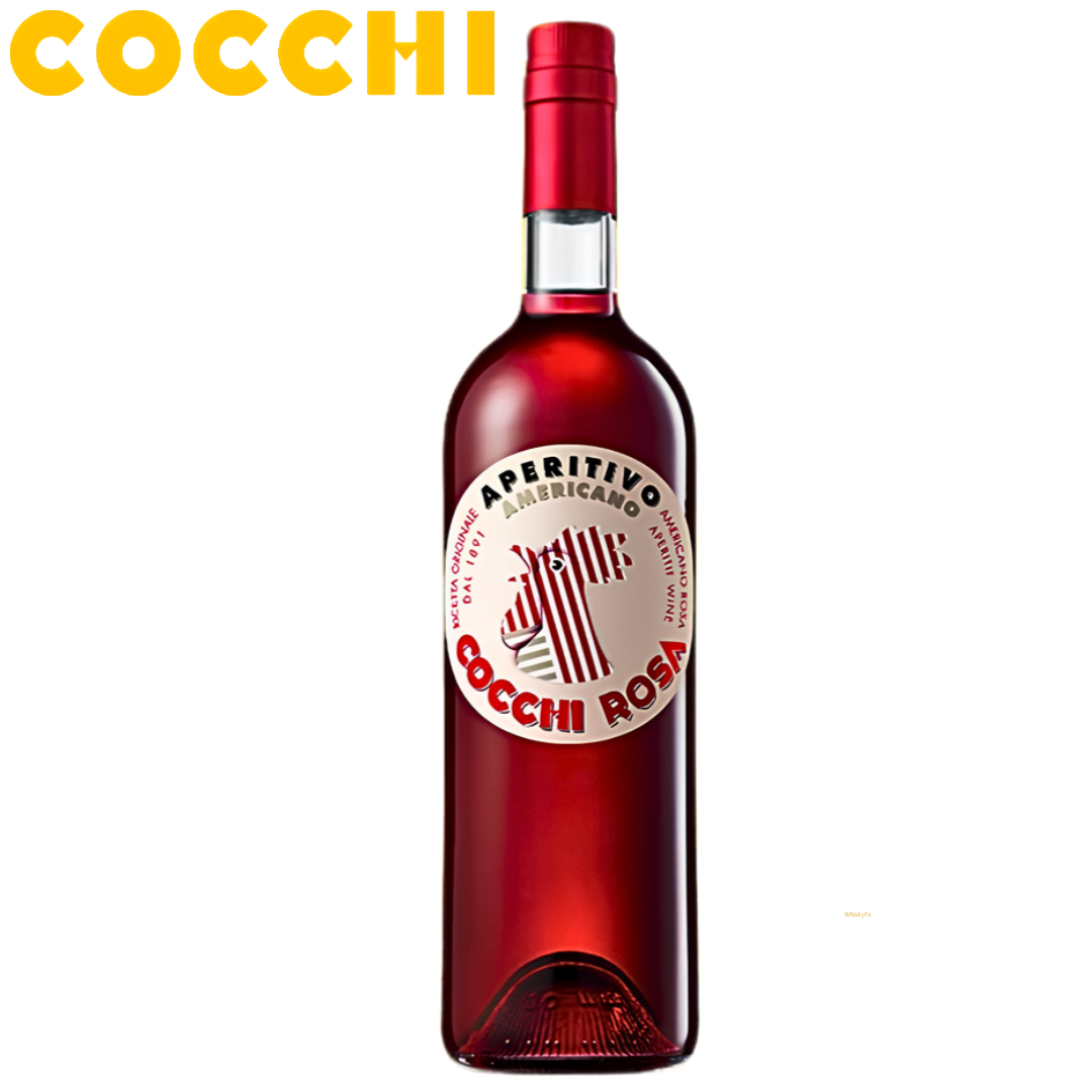 Cocchi Rosa Italian red aromatized wine aperitif 750ml bottle 16.5% ABV from Piedmont Italy