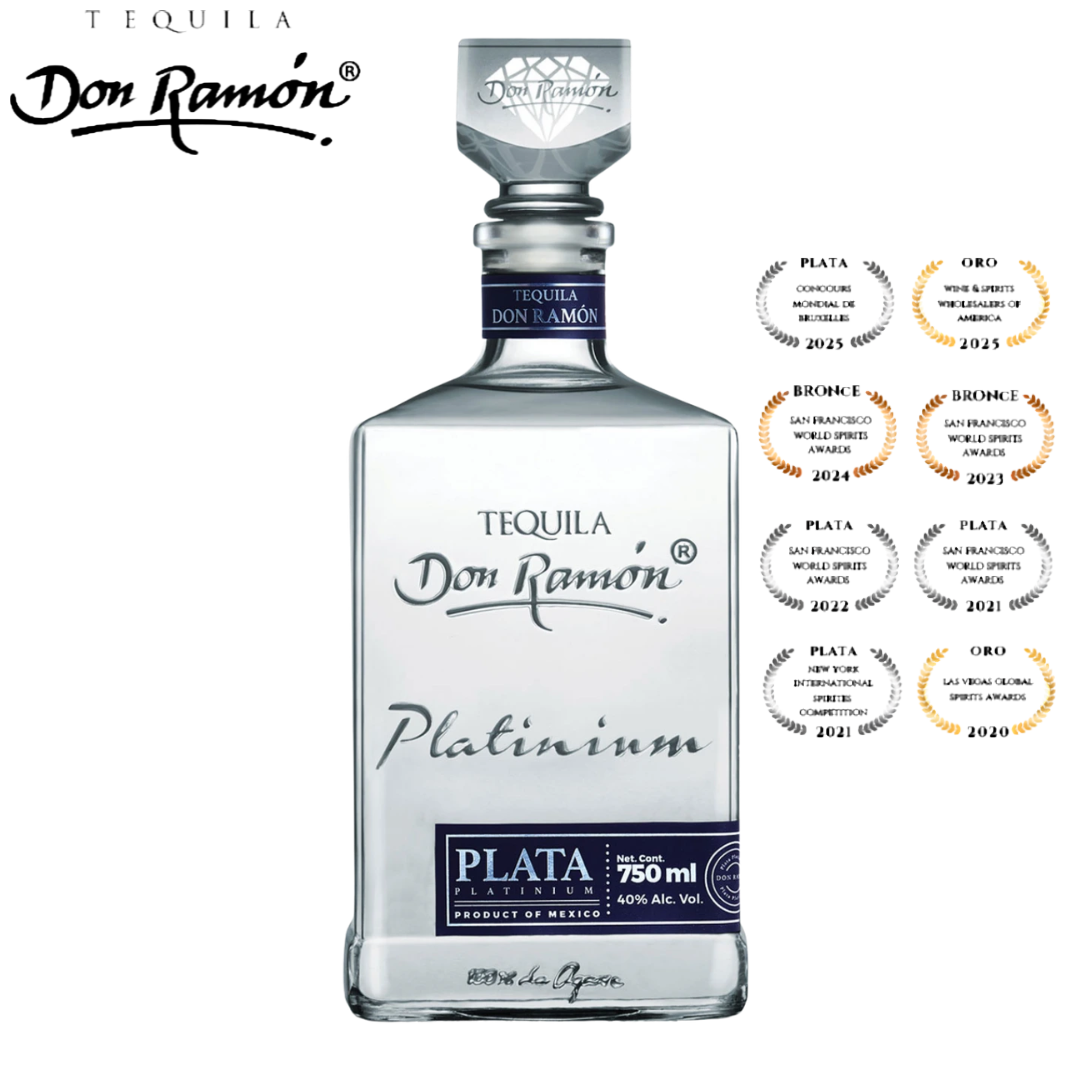 Don Ramón Platinum Plata Tequila 750ml