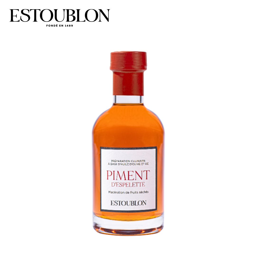 Estoublon Espelette Pepper-Flavoured Extra Virgin Olive Oil 20cl