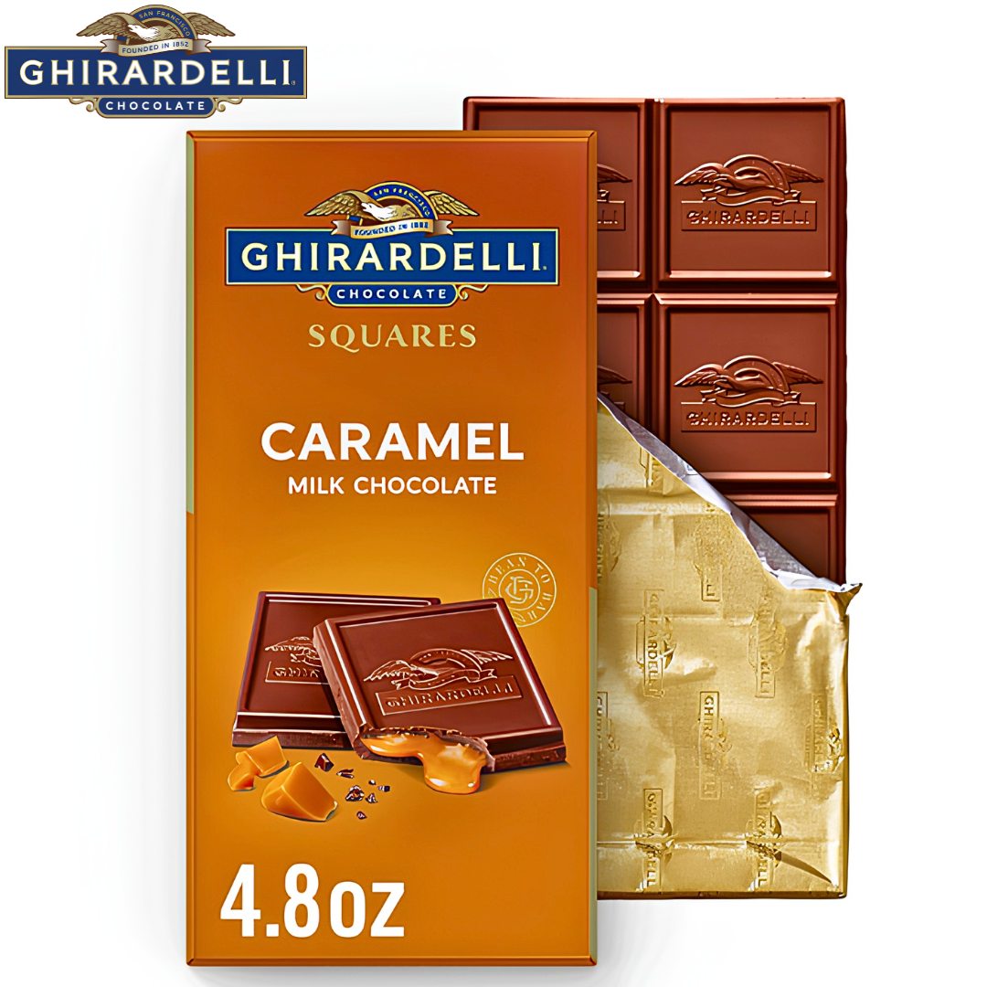 Ghirardelli Squares Caramel Milk Chocolate Bar