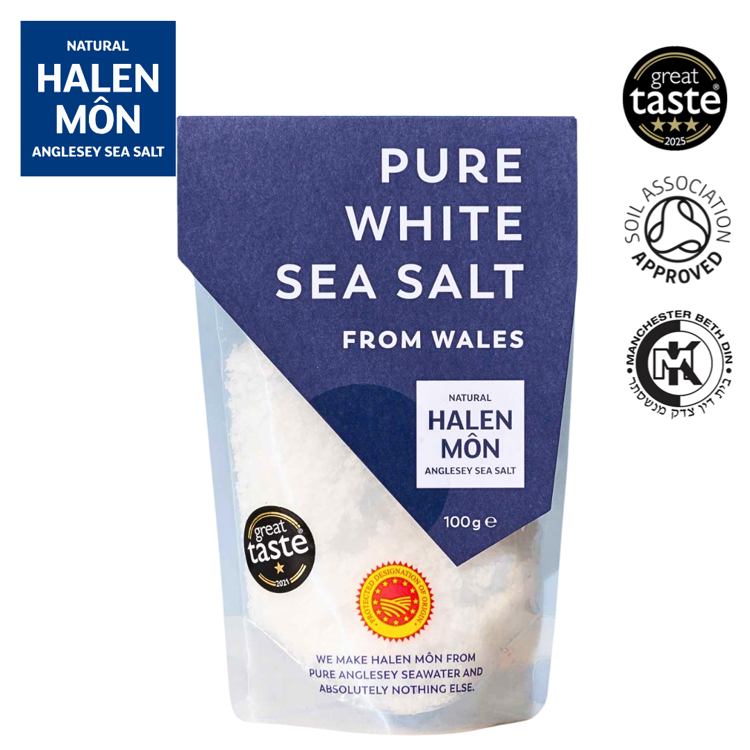 Halen Môn Pure Sea Salt artisan Welsh sea salt crystals