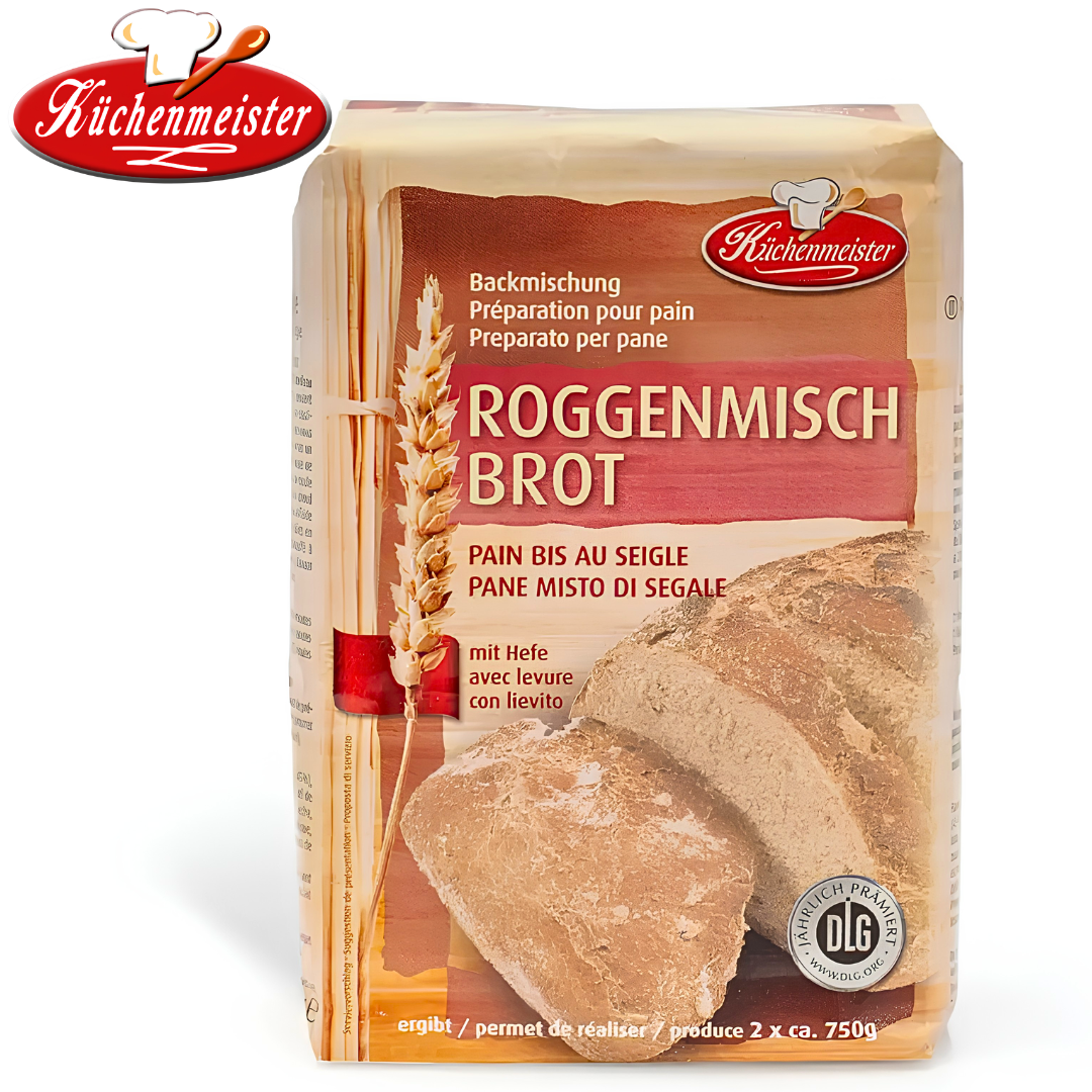 Küchenmeister Roggenmischbrot German Rye Mixed Bread Baking Mix