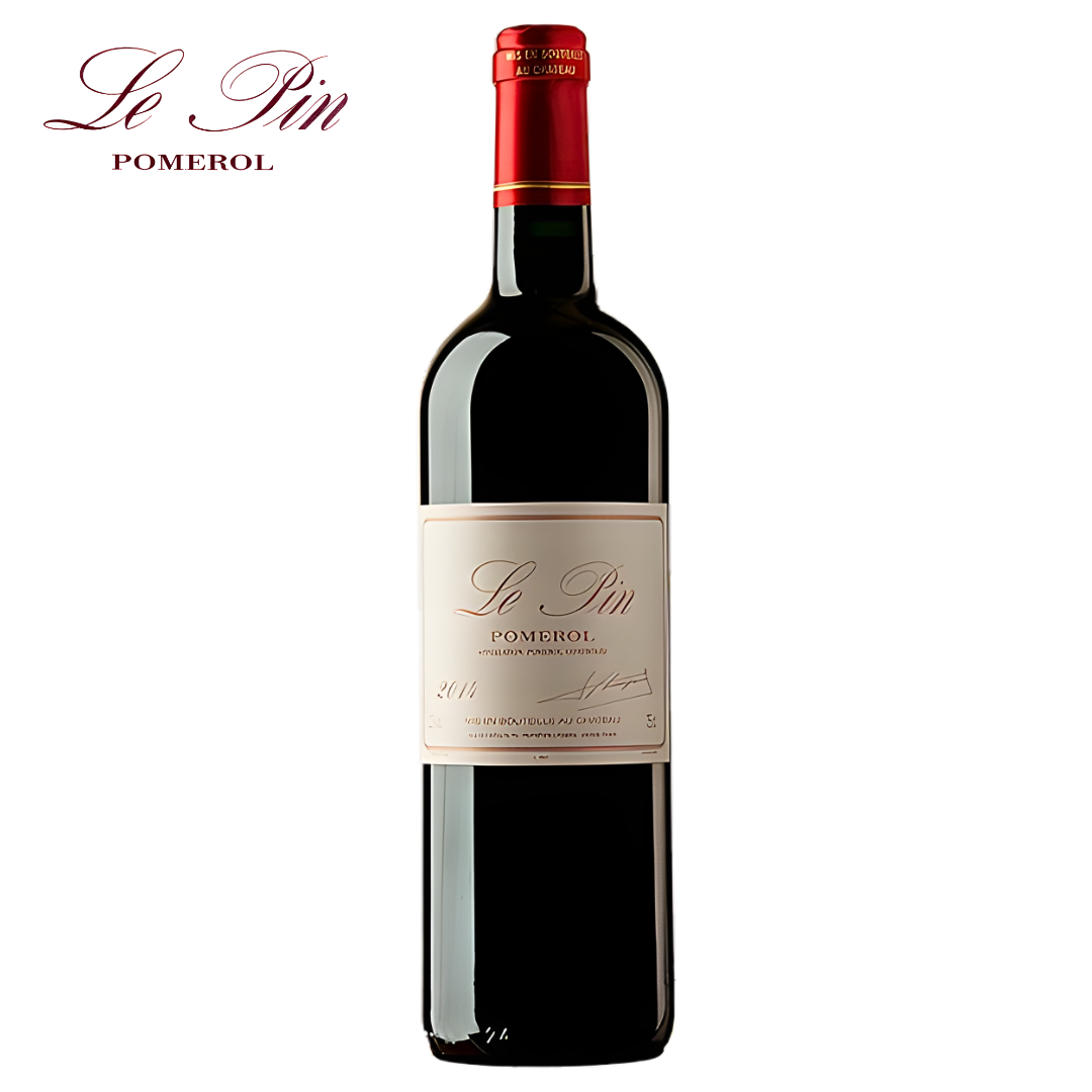 Le Pin 2014 Pomerol Bordeaux red wine bottle