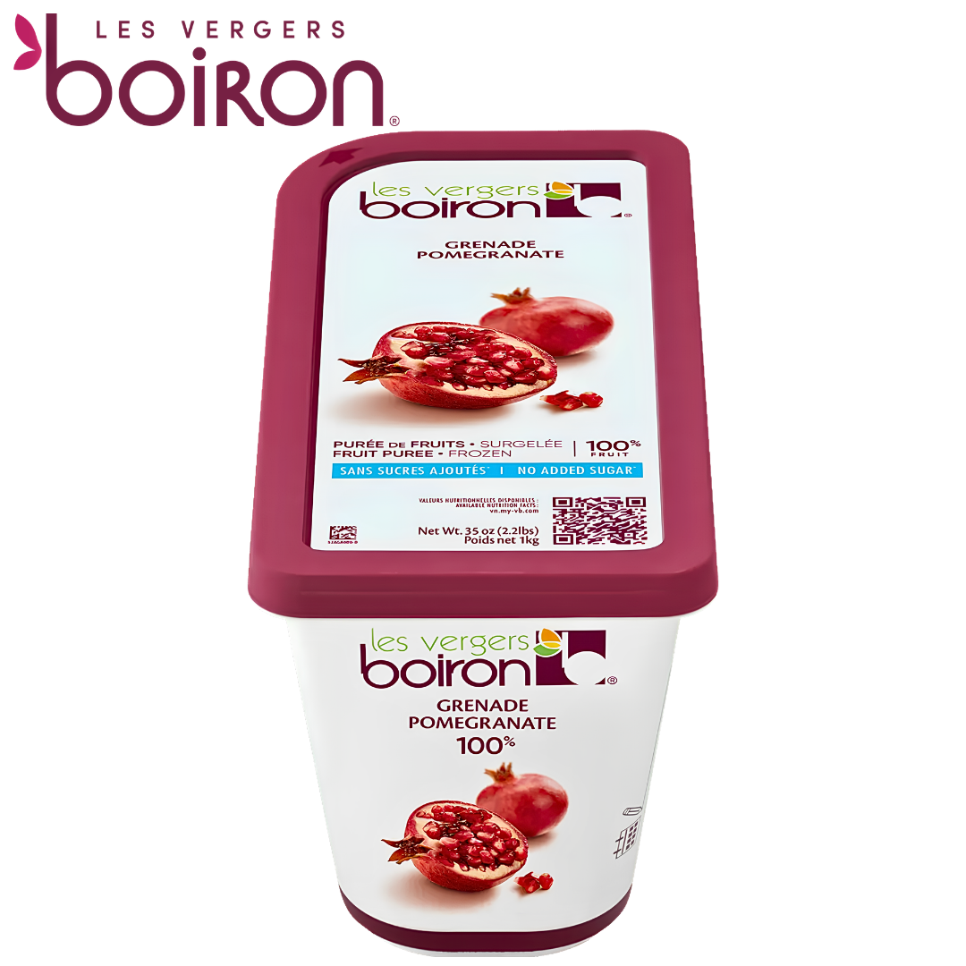 Les vergers Boiron Frozen Pomegranate Purée Without Added Sugar 1kg
