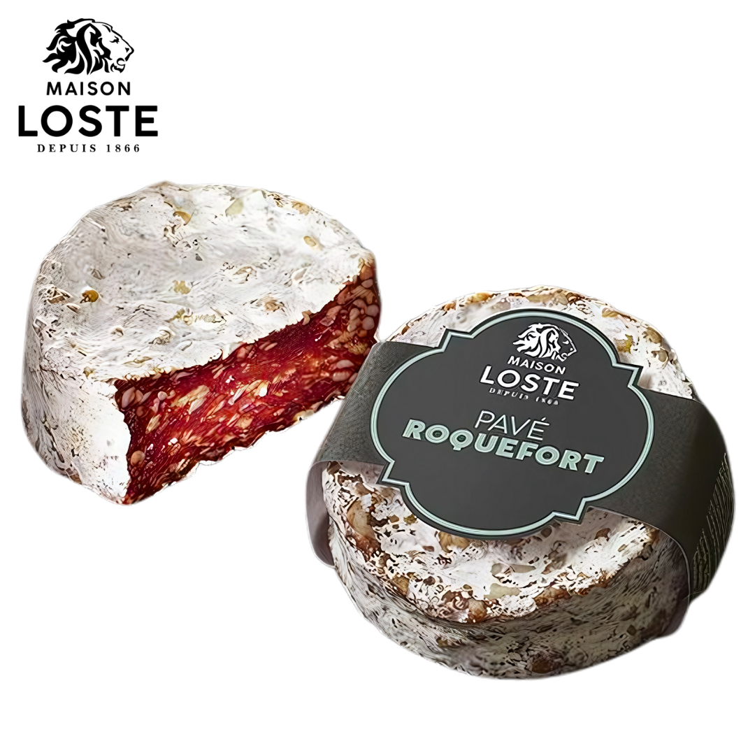 Maison Loste Pavé de Saucisson Sec au Roquefort 250g