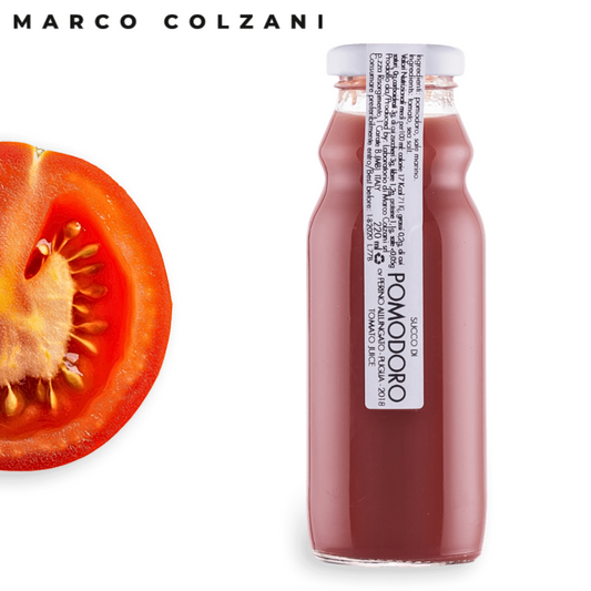 Marco Colzani Pomodoro Perino Tomato Juice 220 ml bottle from Puglia