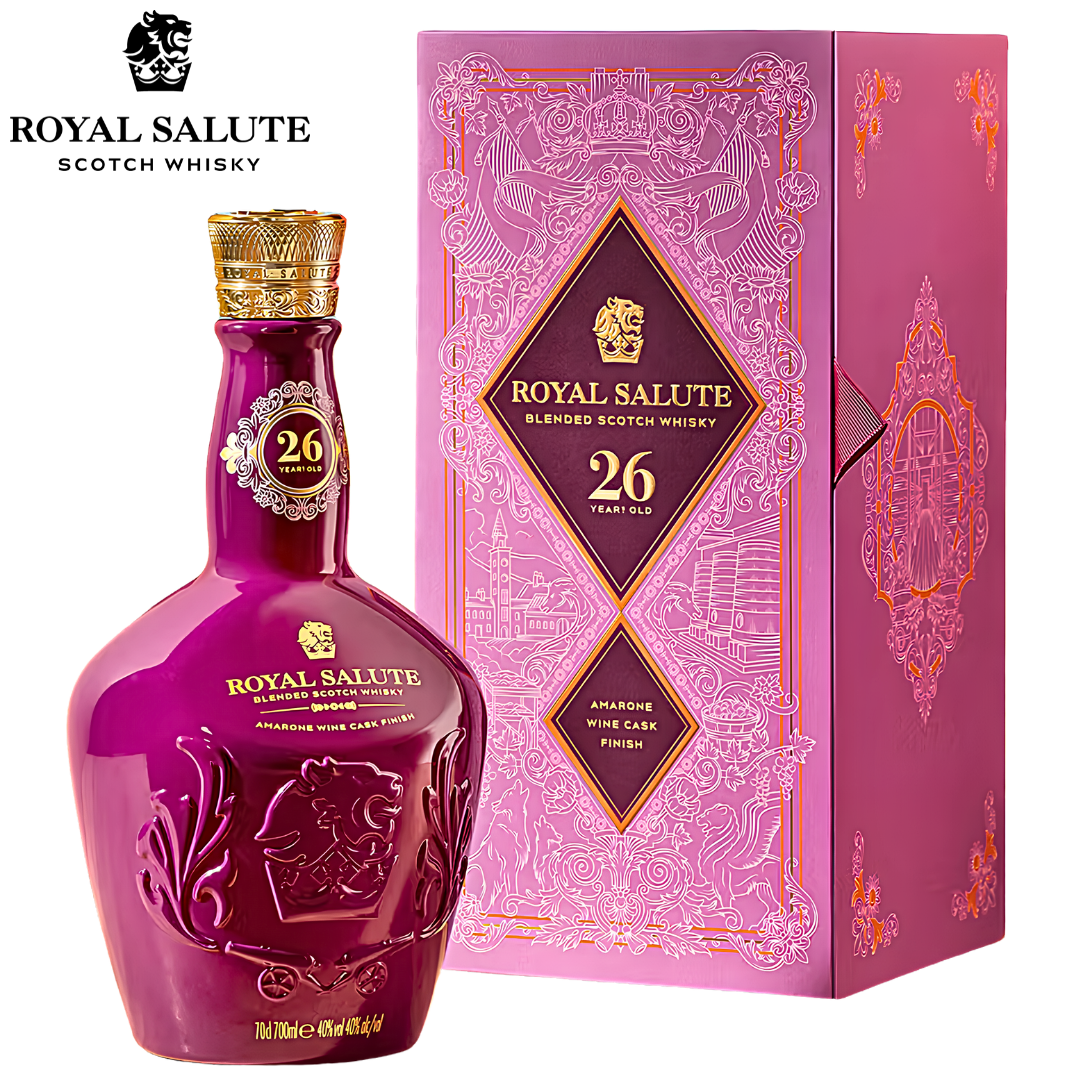 Royal Salute 26 Year Old Kingdom Edition Amarone Wine Cask Finish Blended Scotch Whisky 700ml with box