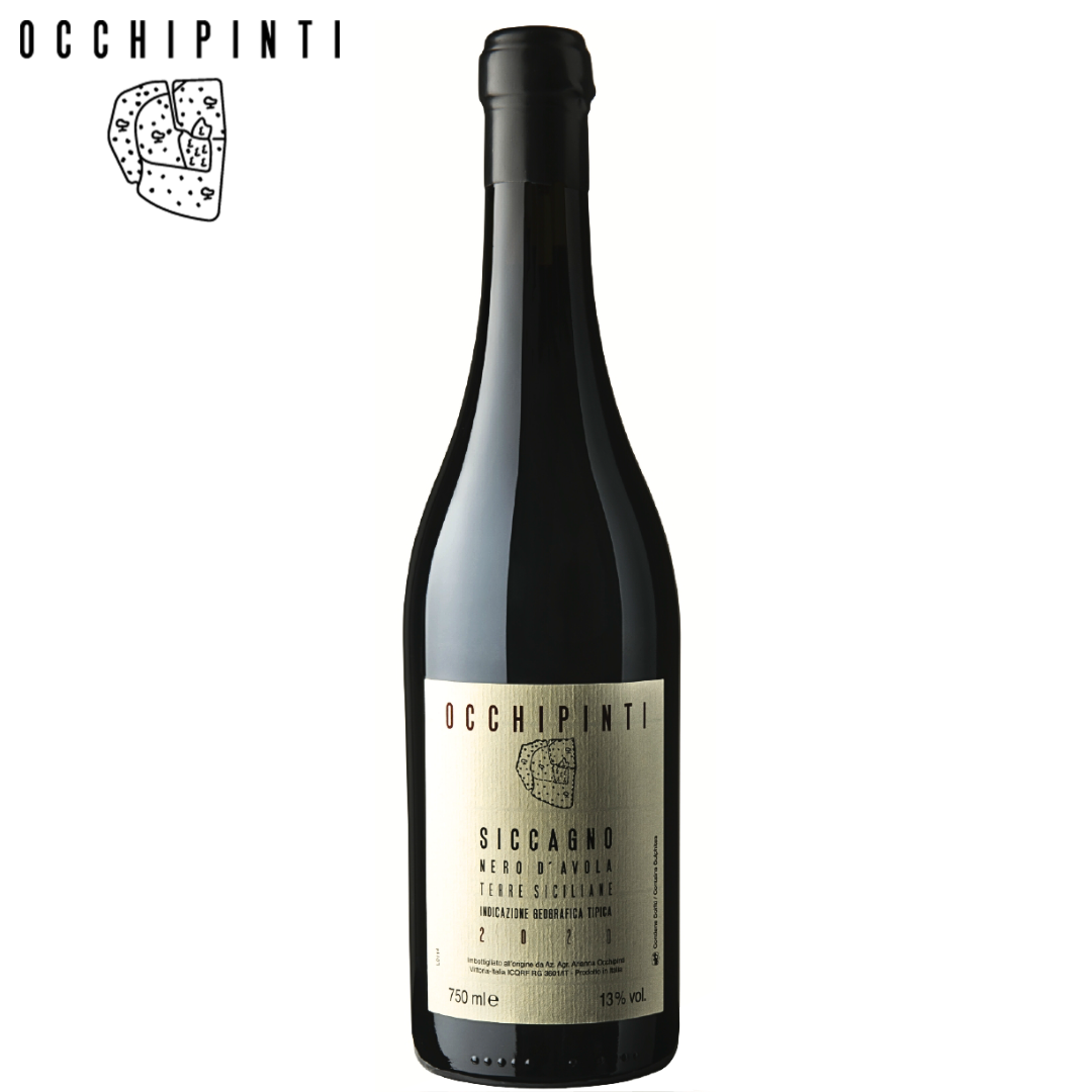 Siccagno Arianna Occhipinti Nero d’Avola Sicily natural wine bottle