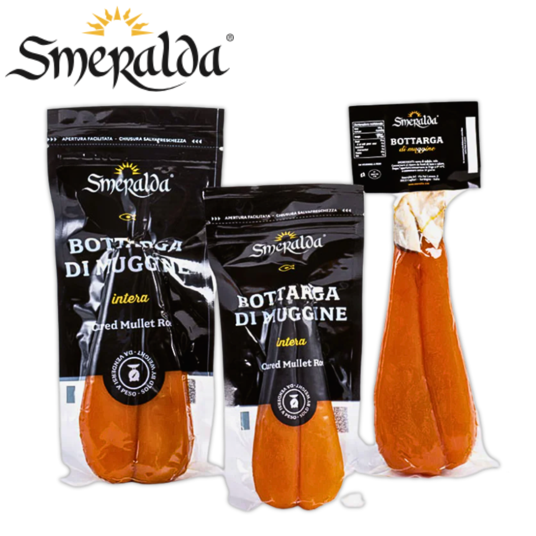 Smeralda Bottarga di Muggine Whole Grey Mullet Roe 100g