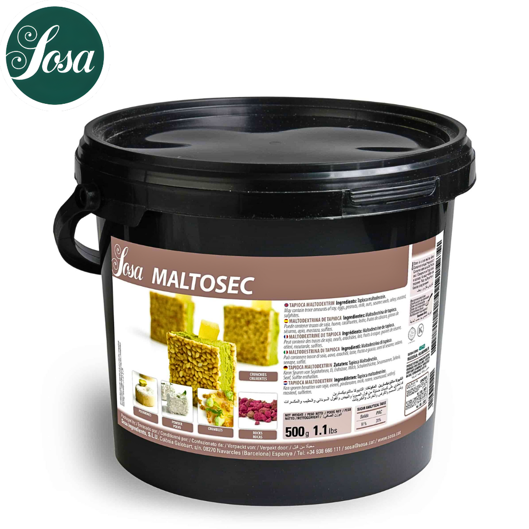 Sosa Ingredients Maltosec tapioca maltodextrin for transforming oils into powder
