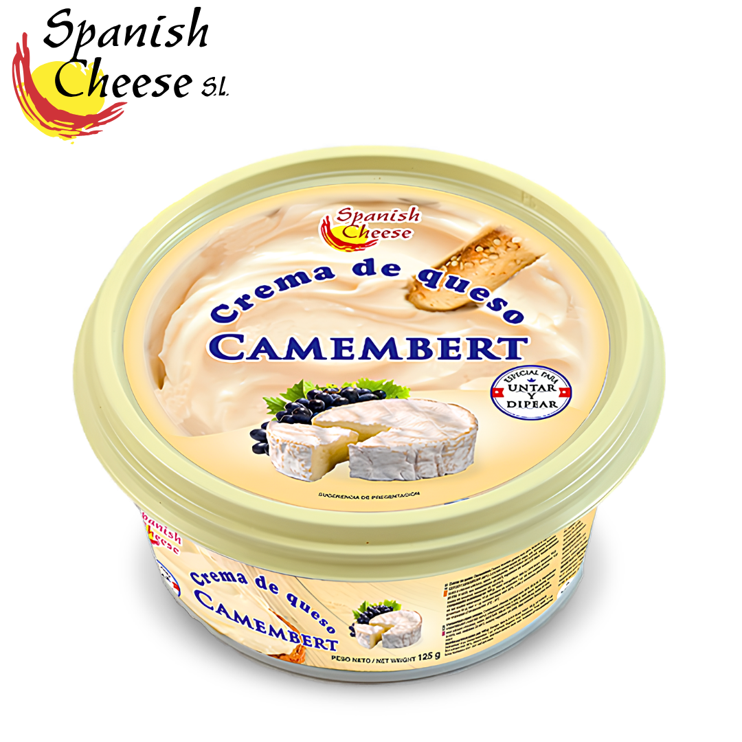 Spanish Cheese Crema de Queso Camembert 125g Spreadable Cheese Cream