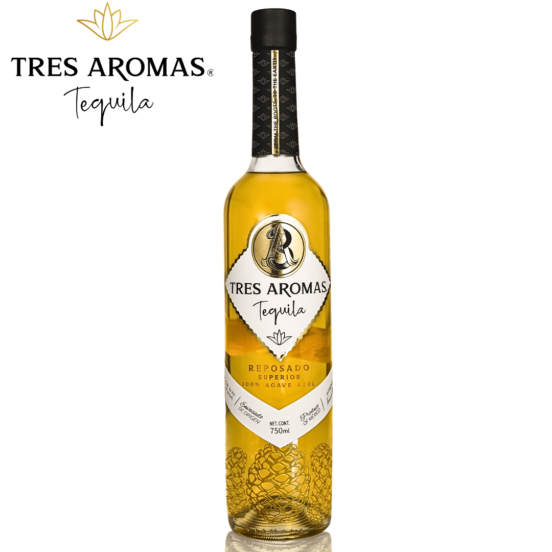 Tres Aromas Reposado Superior Tequila 750ml