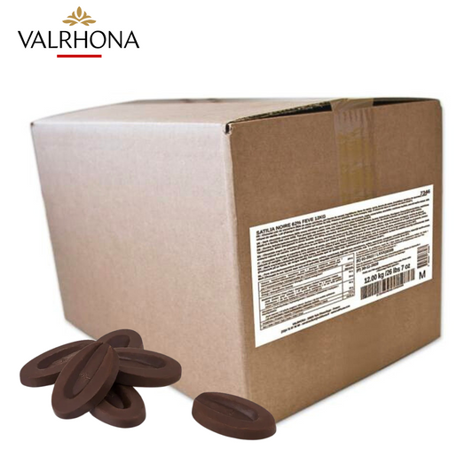 Valrhona Satilia Noire 62% couverture chocolate feves