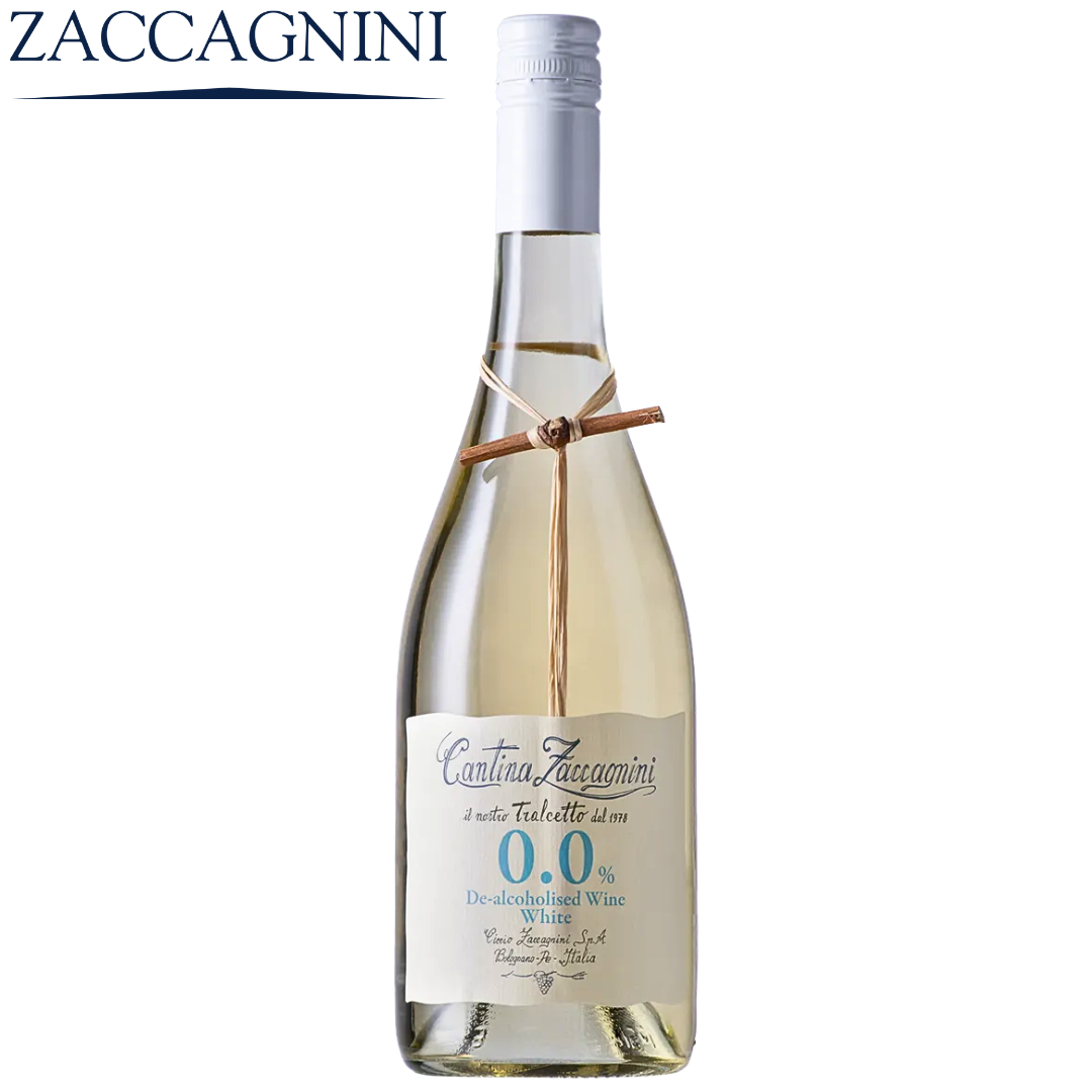 Zaccagnini Tralcetto dealcoholised white wine 0.0% Italy
