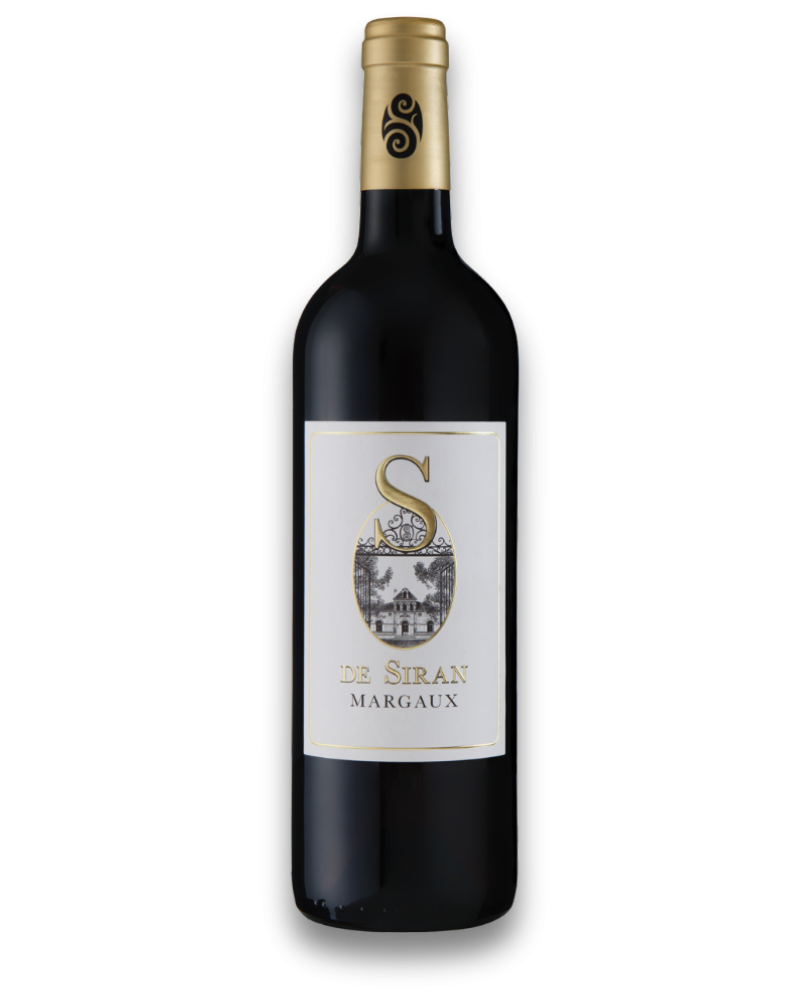 Chateau Siran S de Siran Margaux 2014/2018/2019 — producer reference image; pictured vintage, format and packaging may differ