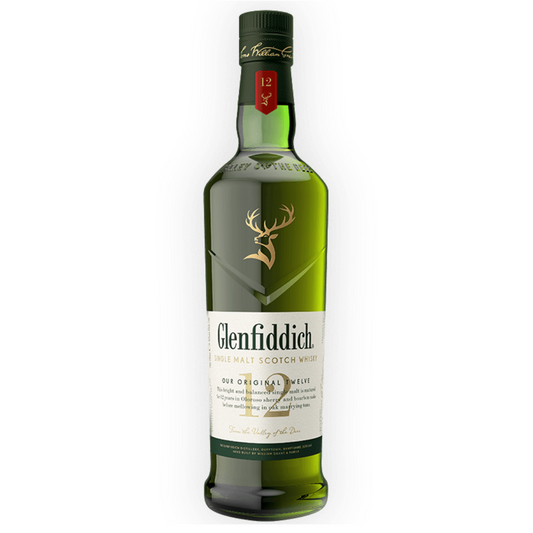 Glenfiddich 12YO Single Malt Scotch Whisky (70cl)
