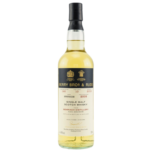 Benriach 13YO 2008 Speyside Whisky 46% (70cl) (Berry Bros. & Rudd)