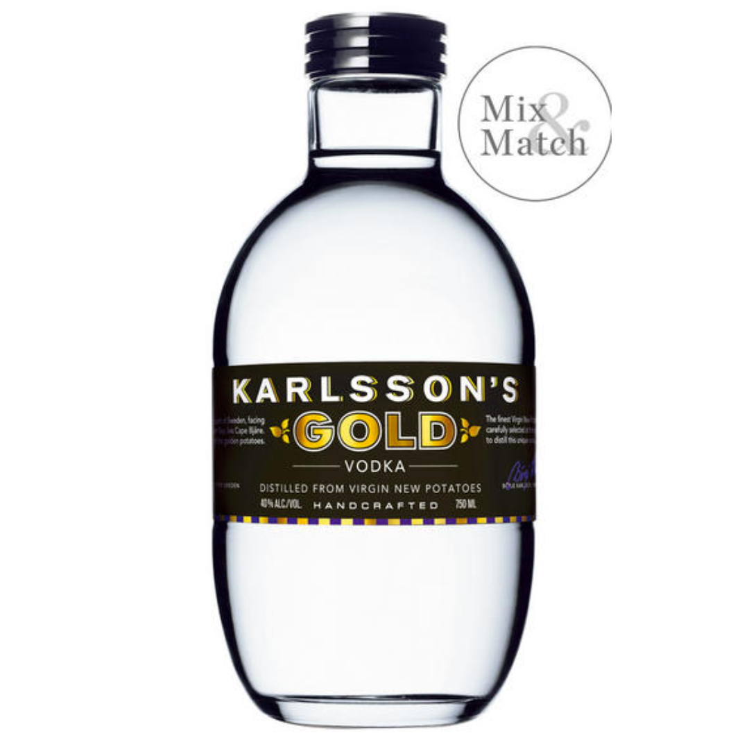 Karlsson's Gold Vodka (40.0%) (3 x 750ml)