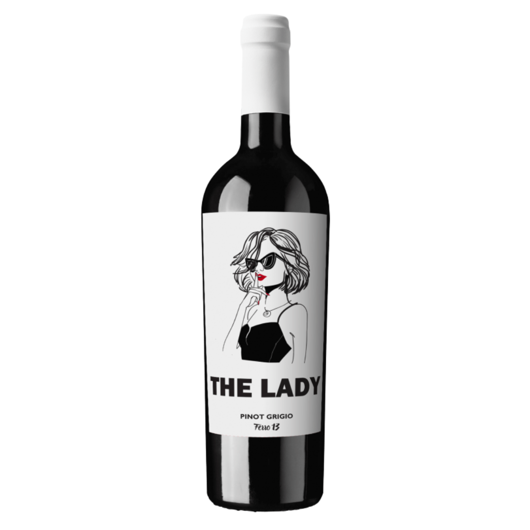 Ferro 13 The Lady Pinot Grigio DOC Delle Venezie 2021 (75cl x 6 bottles)