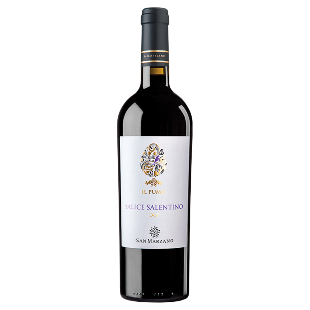 Cantine San Marzano Il Pumo Salice Salentino DOP 2016/2020/2021 (750ml x 6 bottles)
