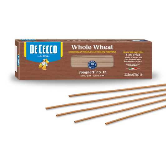 De Cecco Spaghetti No 12 (100% Whole Wheat) 500g