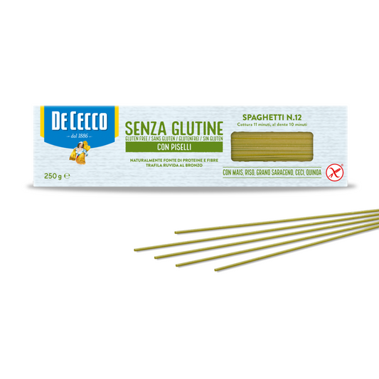 De Cecco Spaghetti Con Piselli (Gluten-Free) 250g - 12 boxes/case