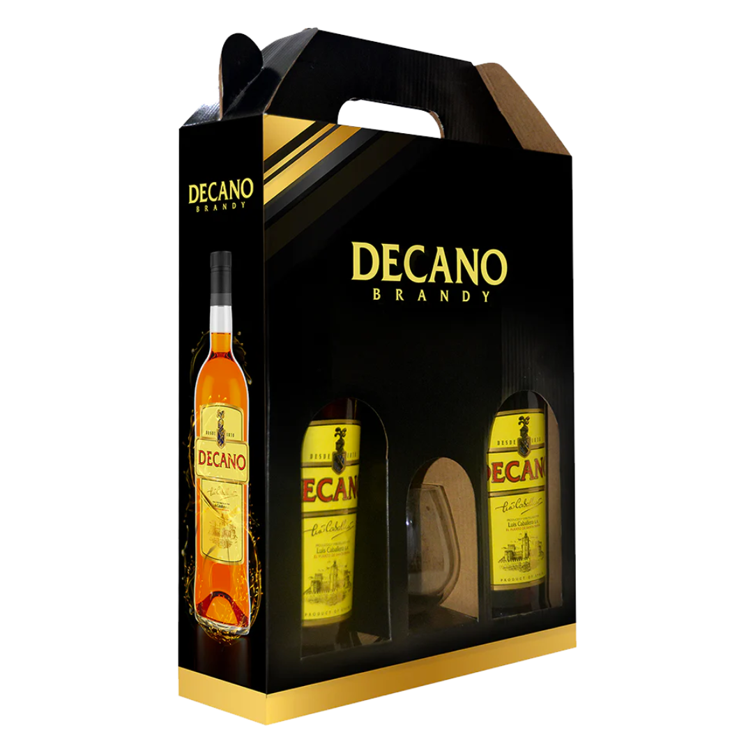 Decano Solera Brandy Twin Bundle with Glass