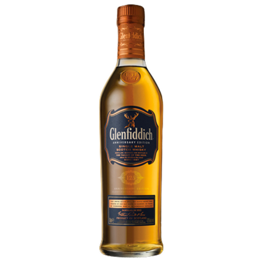 Glenfiddich 125th Anniversary Edition Single Malt Scotch Whisky (70cl)