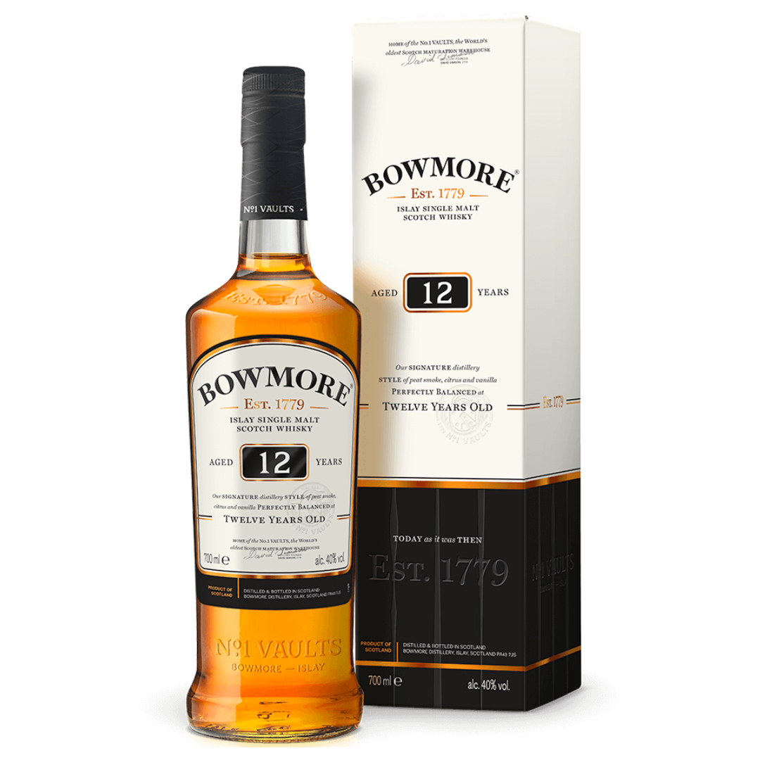 Bowmore 12YO Islay Single Malt Scotch Whisky (70cl)