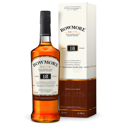 Bowmore 18YO Islay Single Malt Scotch Whisky (70cl)