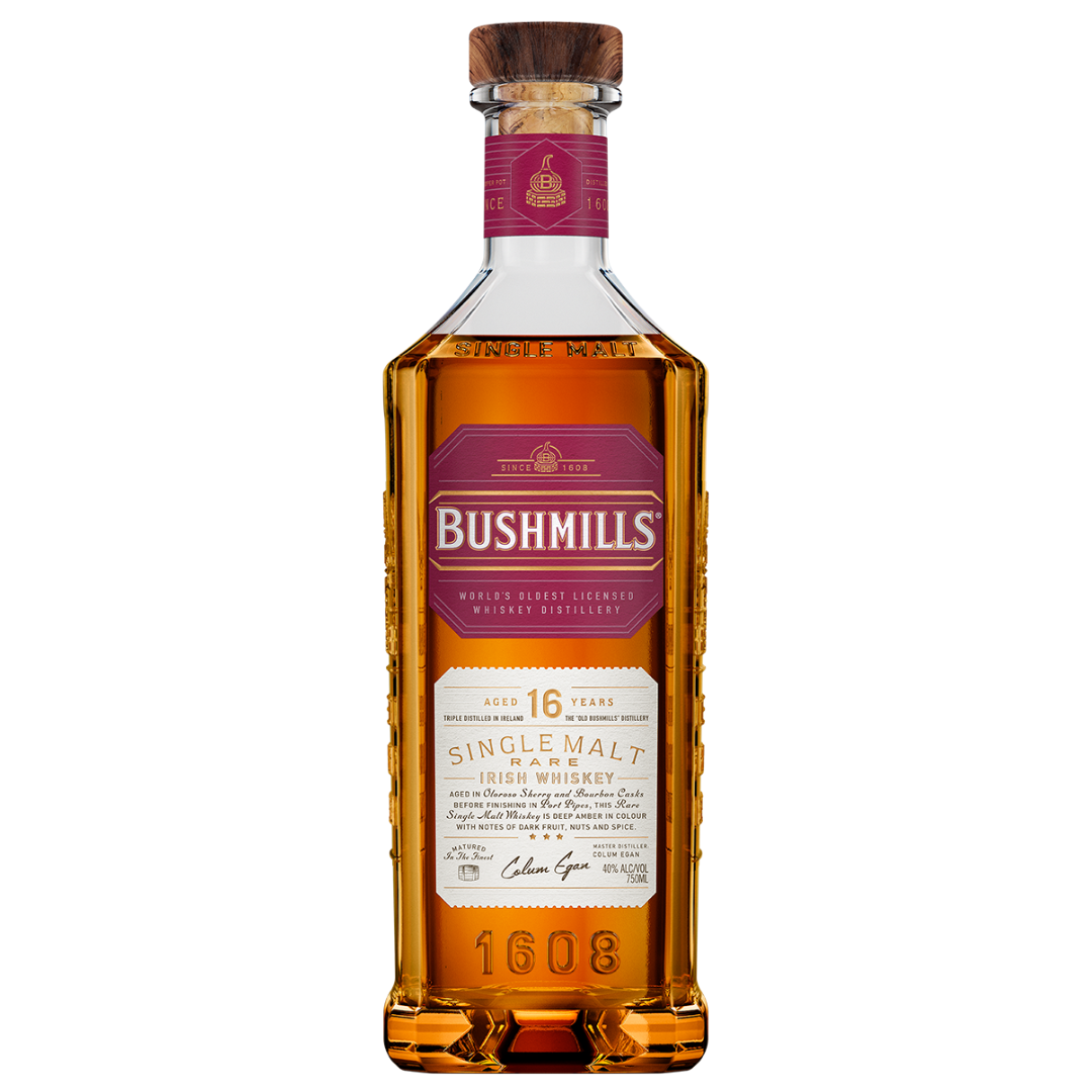 Bushmills 16YO Single Malt Irish Whiskey (75cl)