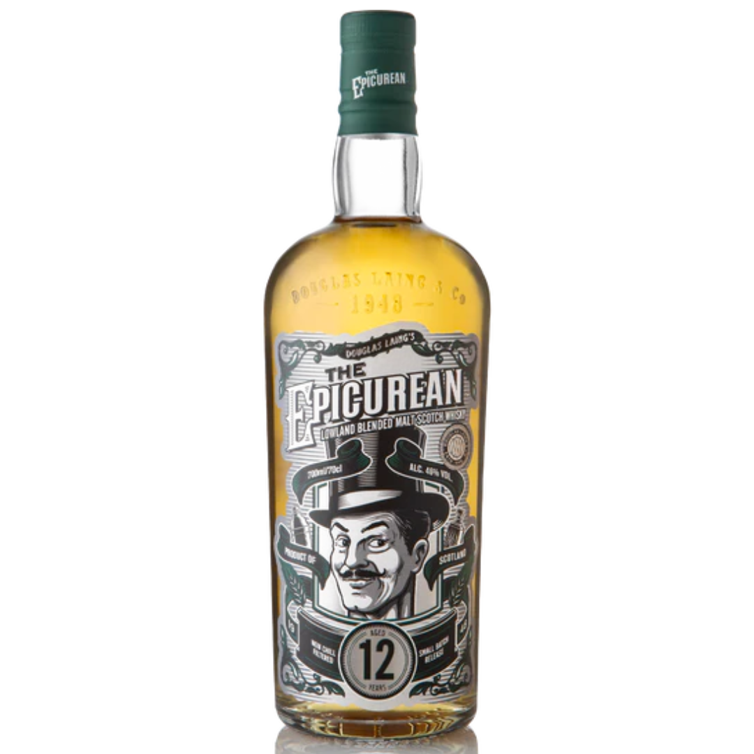 The Epicurean 12YO Lowland Blended Malt Scotch Whisky (70cl)