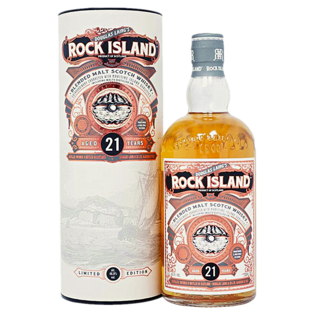 Rock Island 21YO Maritime Blended Malt Scotch Whisky (70cl)